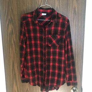 Red plaid shirt